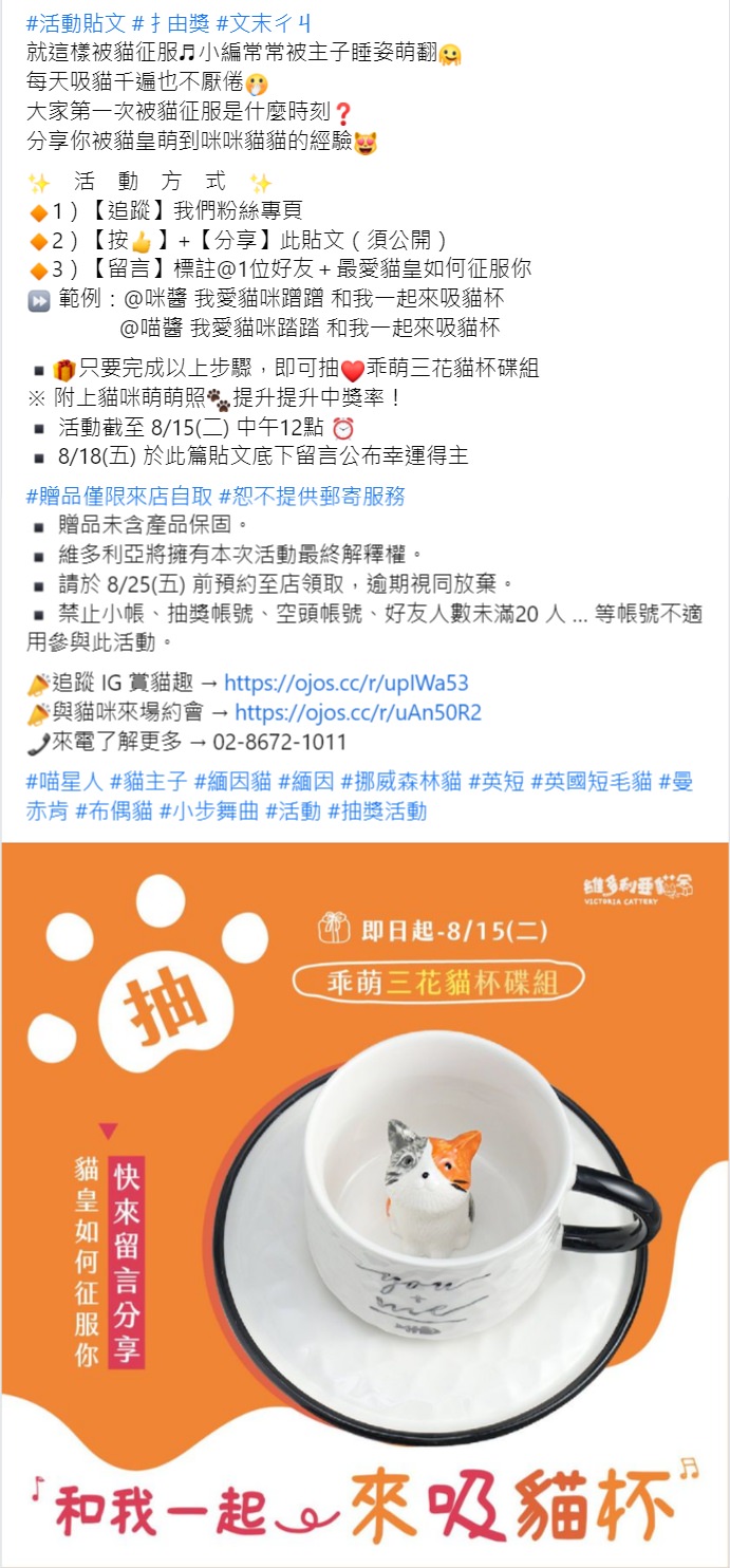 Facebook 社群活动范例