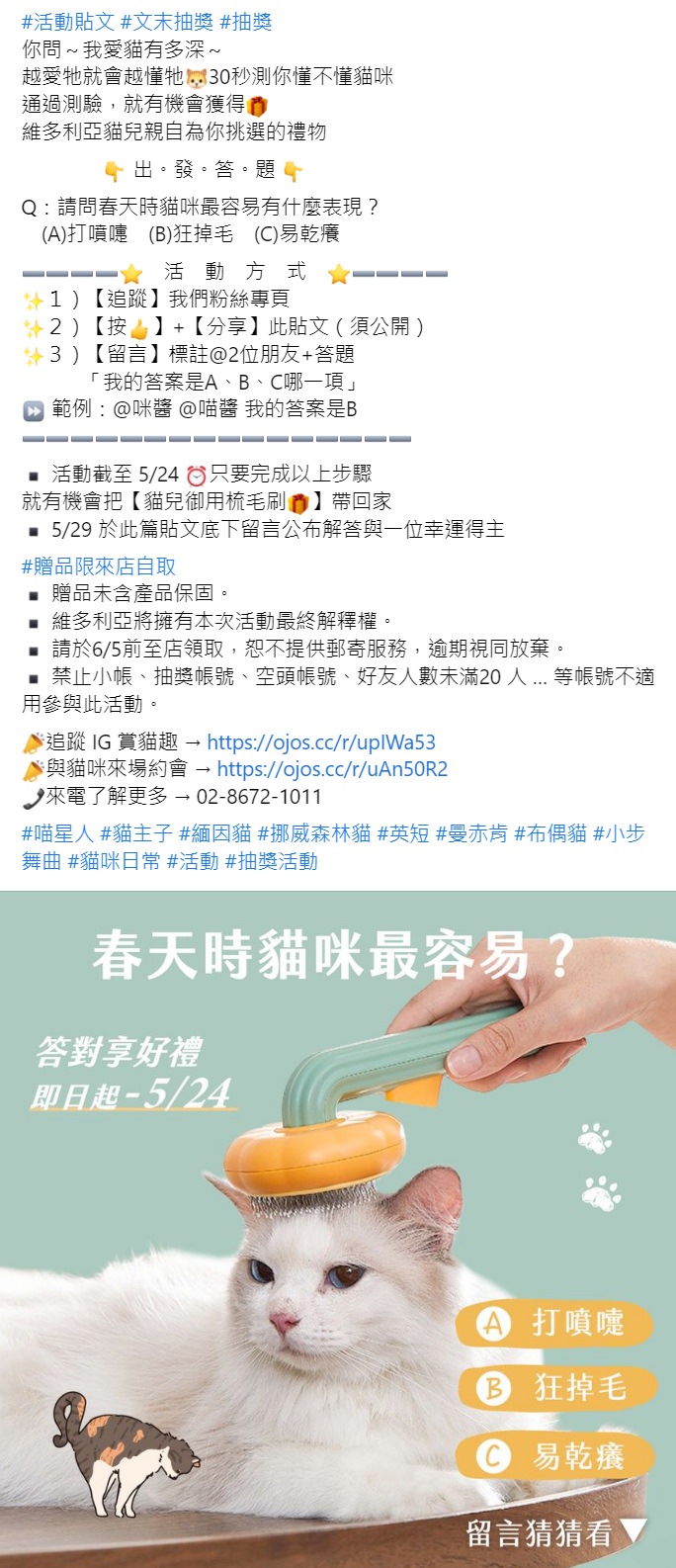 Facebook 社群活动范例