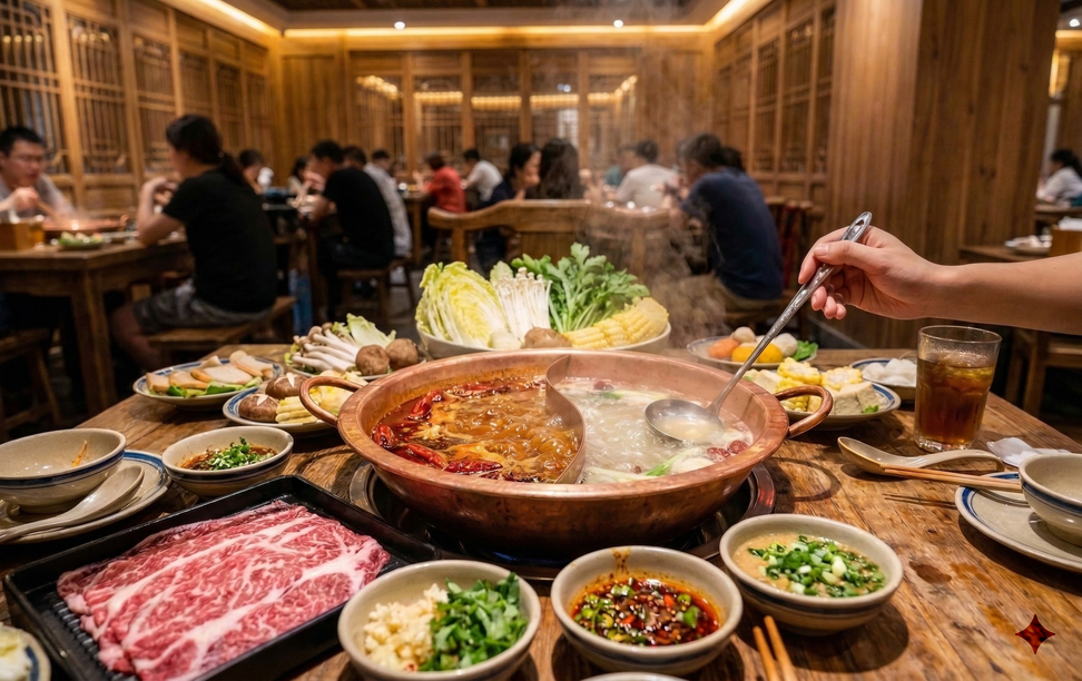 短影音精准导流，麻辣锅老店大爆满